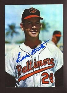 Eddie Fisher (1936-2025) Autograph Baltimore Orioles Glossy 5x7 Color Photo - Picture 1 of 1