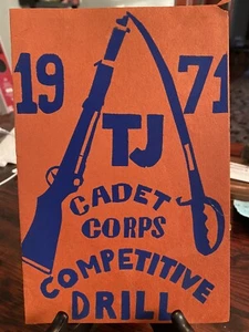 1971 TJ Thomas Jefferson High School Richmond Va Cadet Corps Comp Bohrprogramm - Bild 1 von 2
