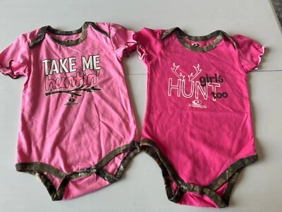 Mossy Oak Set Of 3 Baby Girls T Shirts Size 18 M - Image 1 of 4