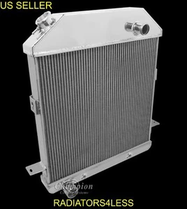 CHAMPION 3 ROW ALUMINUM RADIATOR 39 40 41 FORD CAR SEDAN MERCURY FORD ENGINE - Foto 1 di 3