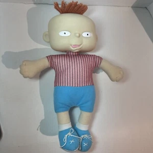 Vintage Mattel 1998 Rugrats Phil Plush 12” Twin Kids Baby Doll Viacom - Picture 1 of 24