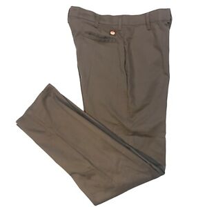 NEW Red Kap Mens Pants Uniform Straight Leg Cotton Durable Press Brown 48x30