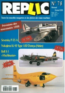 REPLIC 78 GERMAN ACFT INSTRUMENT PANELS & FLIGHT INSTRUMENTS / Ki.49 / BELL X-1 - Foto 1 di 4