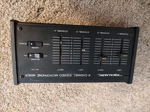Realistic 4 Channel Stereo Microphone Mixer 32-1105A - Picture 1 of 2