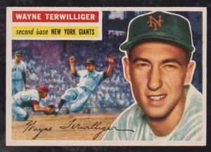 Topps Baseball 1956 #73 Wayne Terwilliger espalda blanca casi nuevo *** envío gratuito *** - Imagen 1 de 1