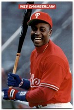 1994 Philadelphia Phillies Photocards Wes Chamberlain