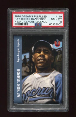 RAY DANDRIDGE 2020 DREAMS FULFILLED NEGRO LEAGUE LEGENDS #170 - PSA 8 NM-MT -HOF - Image 1 of 2