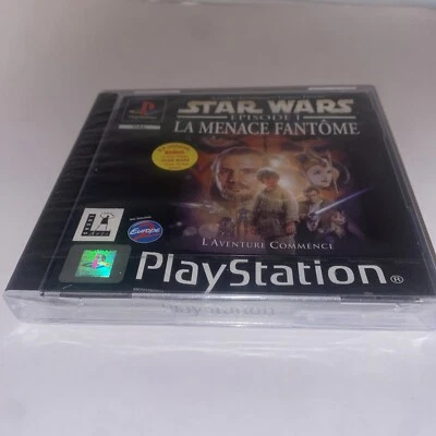 Star Wars Ps1 PlayStation 1 The Phantom Menace French Version Rare New Sealed - Image 1 of 4