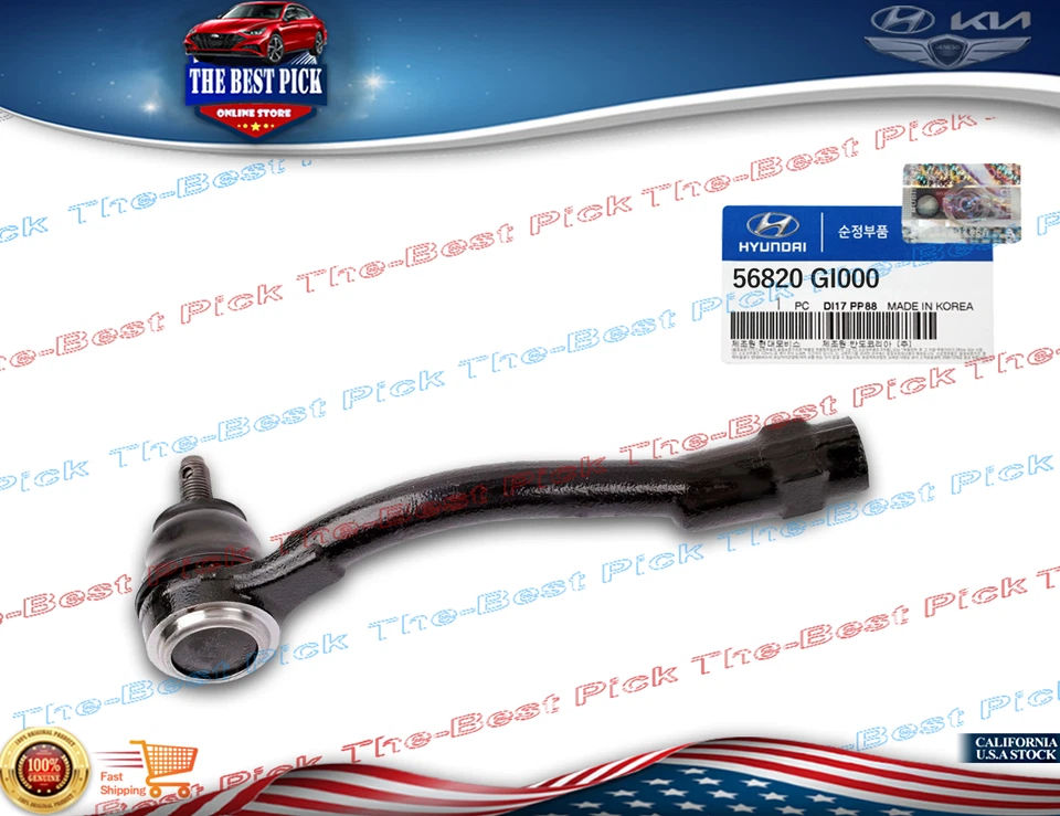 ⭐GENUINE⭐ Front Outer Tie Rod End LEFT For 2022-2023 Hyundai Ioniq 5  56820GI000 - Image 1 of 1