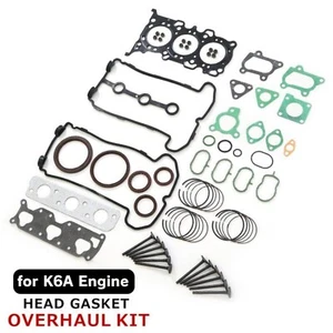 K6A Engine Overhaul Head Gasket Kit piston ring for Jimny JB23W Carry DA63T HA23 - Picture 1 of 6
