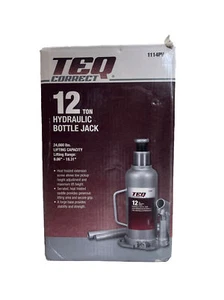 TEQ CORRECT hydraulic Bottle jack 12 ton - Picture 1 of 1