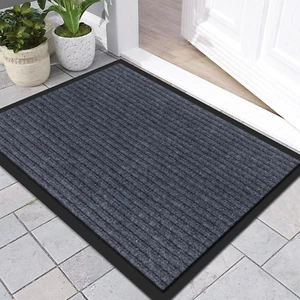 Front Doormat 30" X 17", Door Mats Indoor and Outdoor Entrance, Non-Slip Dirt-Re - Picture 1 of 7