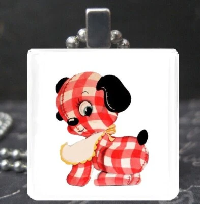 Collar Kitsch Cachorro Perro Retro Hecho a Mano Guinga Floral Tela Calicó Animales Foto 1 de 3