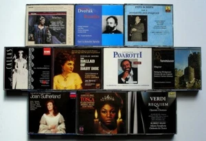LOT 10 Opera CD Sets: Strauss, Bellini, Wagner, Verdi, Puccini, Pavarotti ++ - Imagen 1 de 3
