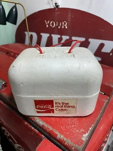 Vintage Coca-Cola Styrofoam Cooler w/ 6 Styrofoam Can Koozies Desert Pak - Picture 1 of 8