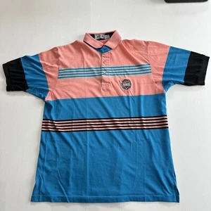 Aureus Golf Shirt Striped VTG US Open Hazeltine Made In Japan Size XL * See Desc - Picture 1 of 11
