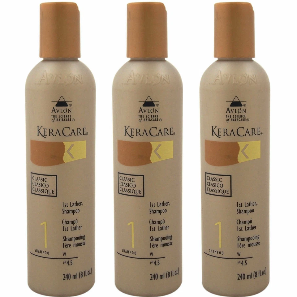 AVLON KERACARE 1st Lather Shampoo (Classic) 8 oz (Pack of 3) - Image 1 of 1