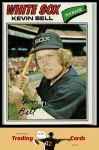 1977 Topps #83 Kevin Bell Chicago White Sox RC Baseball Card EX Wax Stain - Picture 1 of 2