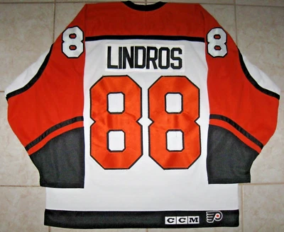 DE COLECCIÓN #88 Eric Lindros Philadelphia FLYERS Off. Lic. Camiseta CCM, talla L para hombre Foto 1 de 2