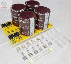 Amplificador de potencia ensamblado filtro rectificador 10000UF 50V placa de fuente de alimentación - Imagen 1 de 3