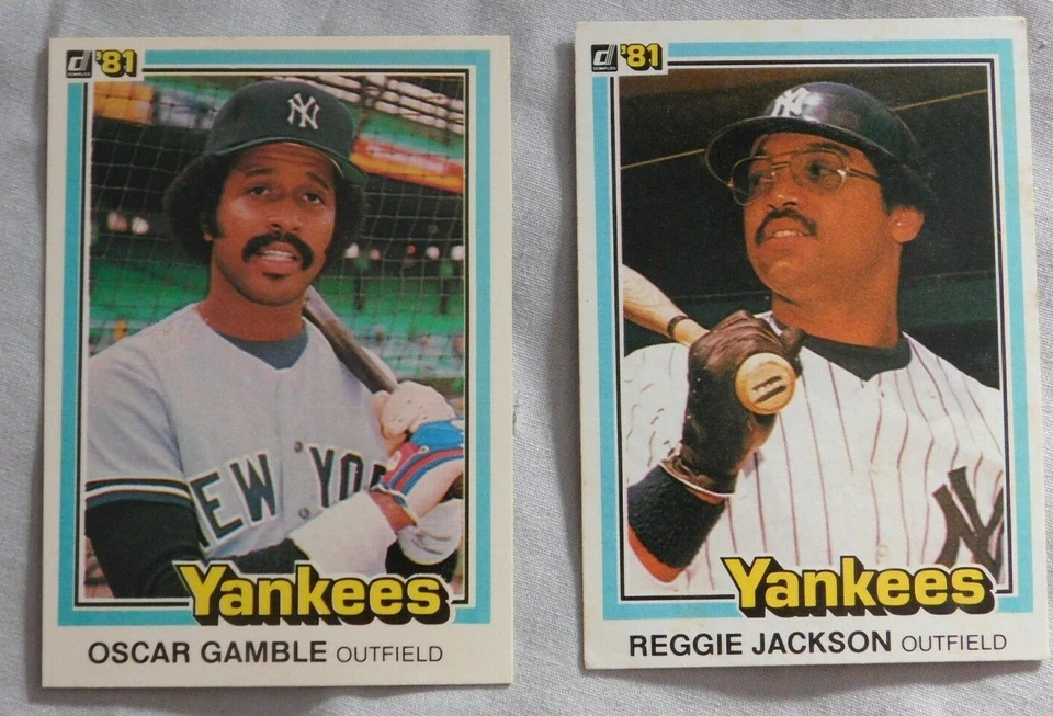 Tarjeta de béisbol Donruss New York Yankees 1981 elige una Foto 1 de 1
