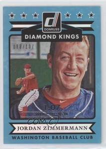 2015 Panini Donruss Stat Line Season /107 Jordan Zimmermann #30