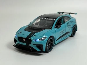 Jaguar I Pace E Trophy LHD Light & Sound Blue 1:32 Scale Tayumo 32110010 - Picture 1 of 8