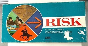 RISK Continental Battlefield Juego de Mesa Piezas de Madera De Colección 1968 Bonito - Imagen 1 de 12