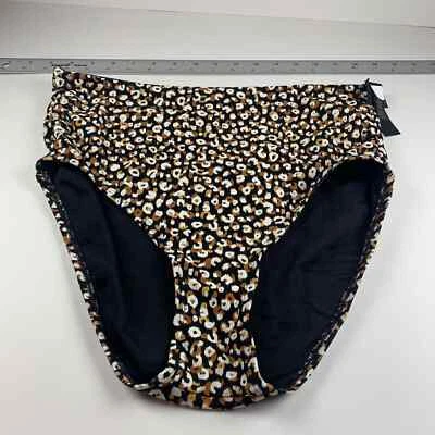 Traje de baño de playa de cintura alta con estampado de animales Coco Reef para mujer talla L Foto 1 de 4