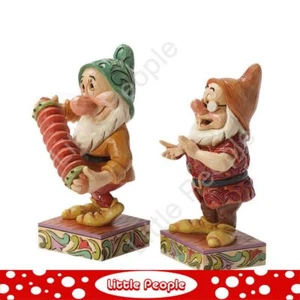 Jim Shore Disney Traditions Snow White Accordionist Clap Doc & Bashful 4032873 - Picture 1 of 3