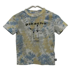 Abercrombie Fitch Kids Boys Size 7/8 Pokemon Pikachu Tie-Dye Graphic T-Shirt - Picture 1 of 11