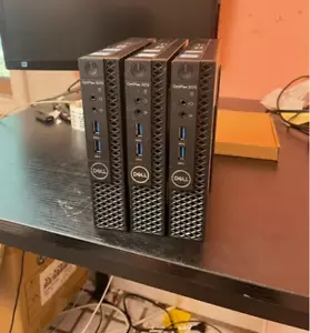 Lot 3x of Dell OptiPlex 3070 – 9th Gen i3, 4 GB RAM, No Storage - Picture 1 of 8