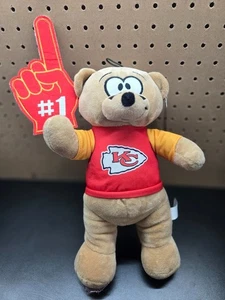 Kansas City Chiefs Plush Brown Bear NFL Good Stuff # 1 Fan Stuffed Animal Sports - Picture 1 of 7