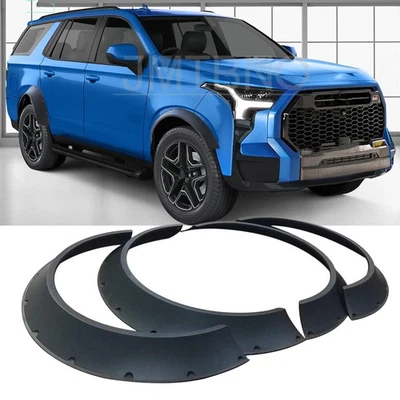 Guardabarros extra anchos mate mate para Toyota 4Runner 4X guardabarros llamaradas guardabarros Foto 1 de 4