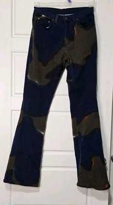 Icejeans Iceberg Women's Flared Leg Multicolored Pants Size 29 - Image 1 of 4