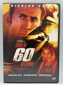 Gone In 60 Seconds DVD Nicholas Cage Angelina Jolie Free Shipping 2000 - Picture 1 of 3