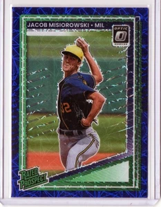 2025 Panini Donruss - Optic Rated Prospects Jacob Misiorowski #128 Blue Velocity - Picture 1 of 2