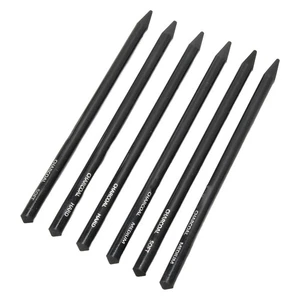 6-teiliges Kohlestifte-Set Leicht Zu Färben Verhindert Bruch Zeichenstifte - Bild 1 von 12