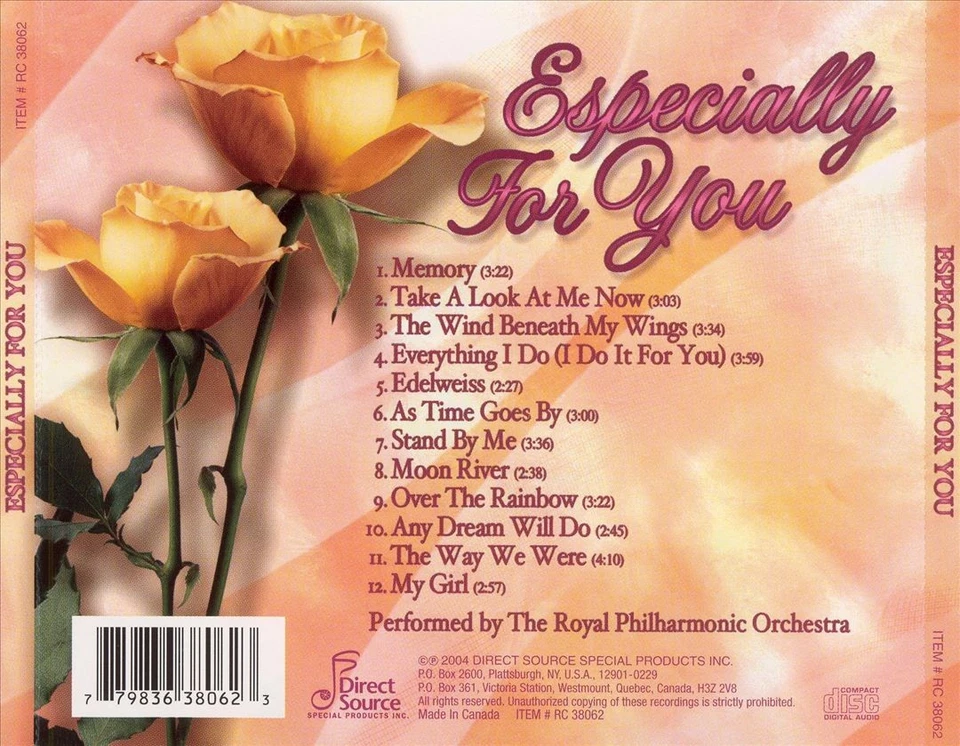 ESPECIALLY FOR YOU NEW CD Foto 1 de 1