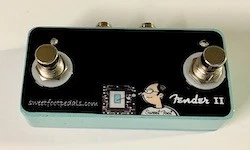 2 Button Footswitch for Fender Deluxe Reverb II, All II's, Revera Era - USA - image 1 of 1
