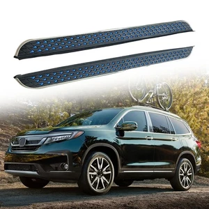 Fits for Honda Pilot 2016-2022 2Pcs Running Board Side Step Pedals Nerf Bar Trim - Picture 1 of 24