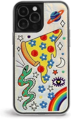 Capa telefone ZERO GRAVITY El Cielo para iPhone 13 Pro Max - Design bordado - Imagem 1 de 4