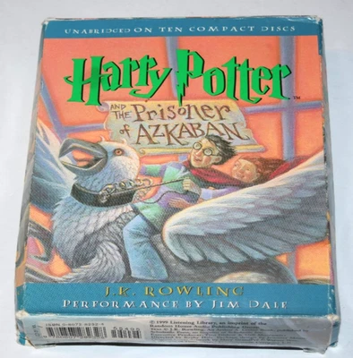 Harry Potter and the Prisoner of Azkaban Book 3 Audio CD Jim Dale Disc 7 Missing Foto 1 de 4