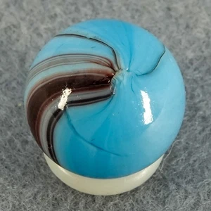 Marbles: OTHER MACHINE MADE, Oxblood. Chinese. 5/8". Mint (9.9). - Picture 1 of 6