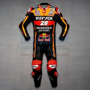 Honda Repsol Dani Pedrosa Motorbike Racing Leather Motorcycle Riding Suit - Picture 1 of 8