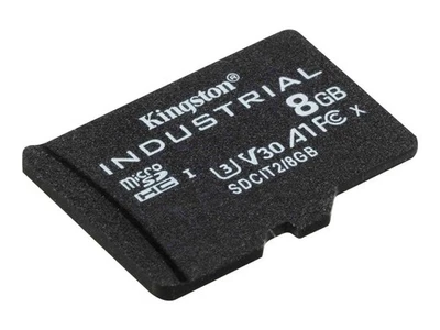Kingston Industrial 8 GB MicroSDHC Classe 10 UHS-I Class 3 SDCIT2/8GBSP - Immagine 1 di 2