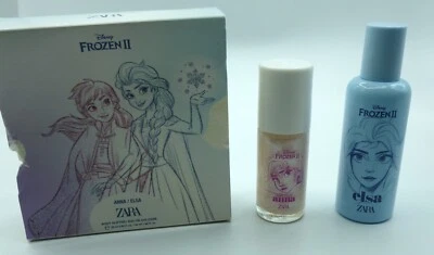 Zara ~ Anna & Elsa ~ Perfume e Glitter Corporal 2 Peças Conjunto Disney Frozen 2 ~ Leia o anúncio - Imagem 1 de 4