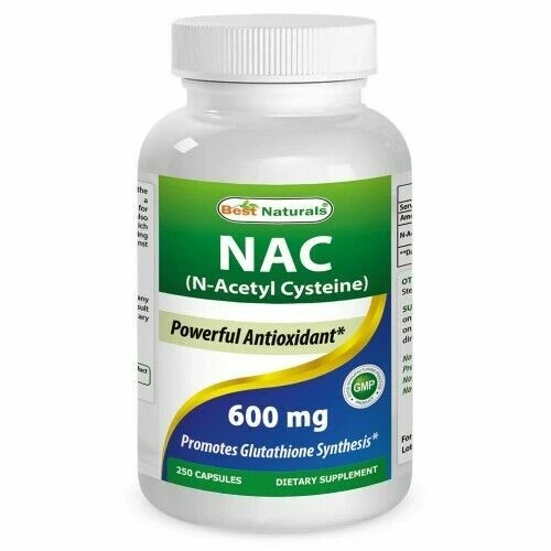 Best Naturals NAC (N-Acetyl L-Cysteine) Antioxidant Capsules