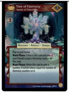 MY LITTLE PONY CELESTIAL SOLSTICE FOIL CARD 7F TREE OF HARMONY ex - Picture 1 of 1