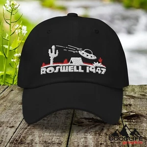 Roswell 1947 Alien UFO New Mexico Baseballkappe Papa Mütze für Männer Frauen - Bild 1 von 34
